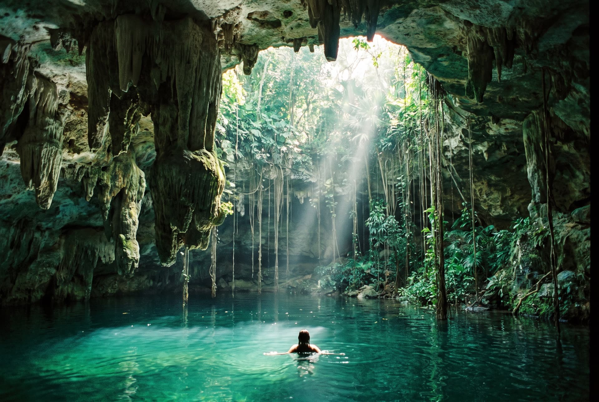 Joyas Ocultas de Tulum Deluxe — Cenote Azul + Cerveceria Tulum + Cenote Taak Bi Ha + Playa del Carmen — con boxlunch y bebidas a bordo