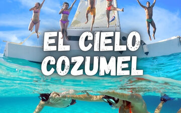 tour el cielo cozumel en Catamaran