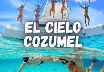 tour el cielo cozumel en Catamaran