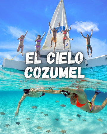 tour el cielo cozumel en Catamaran
